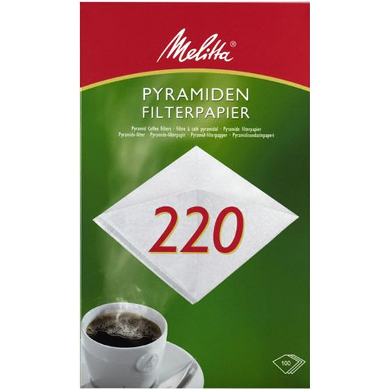 Pyramiden-Filterpapier PA SF 220G - 100 Stück